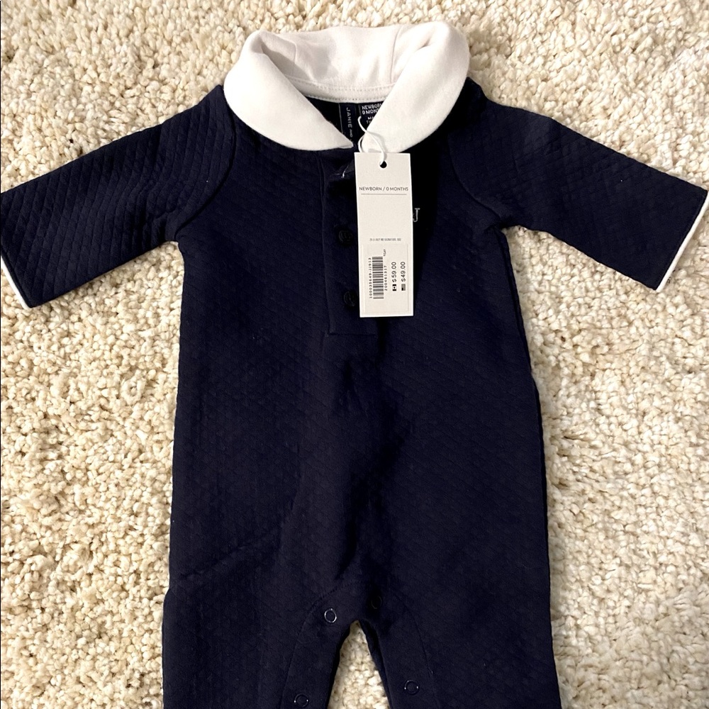 Brand New Janie and Jack Onesie Newborn Baby Boy